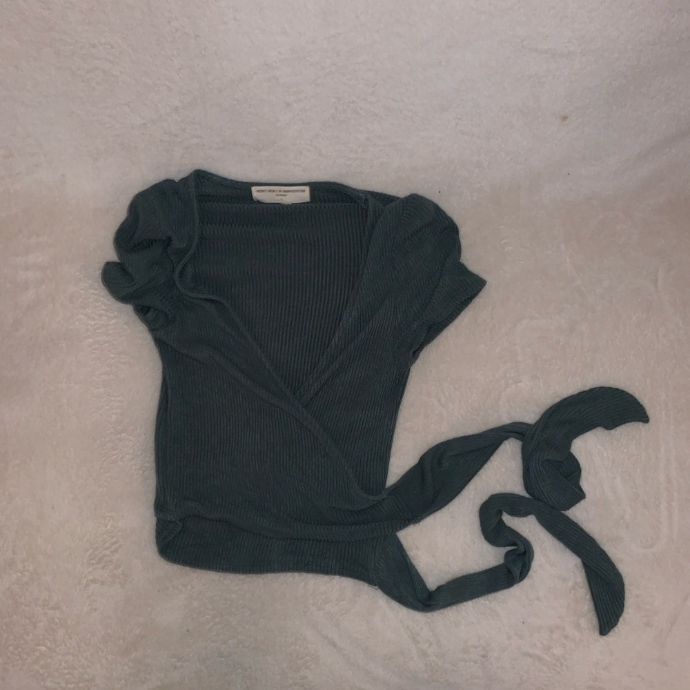 Green tie t shirt